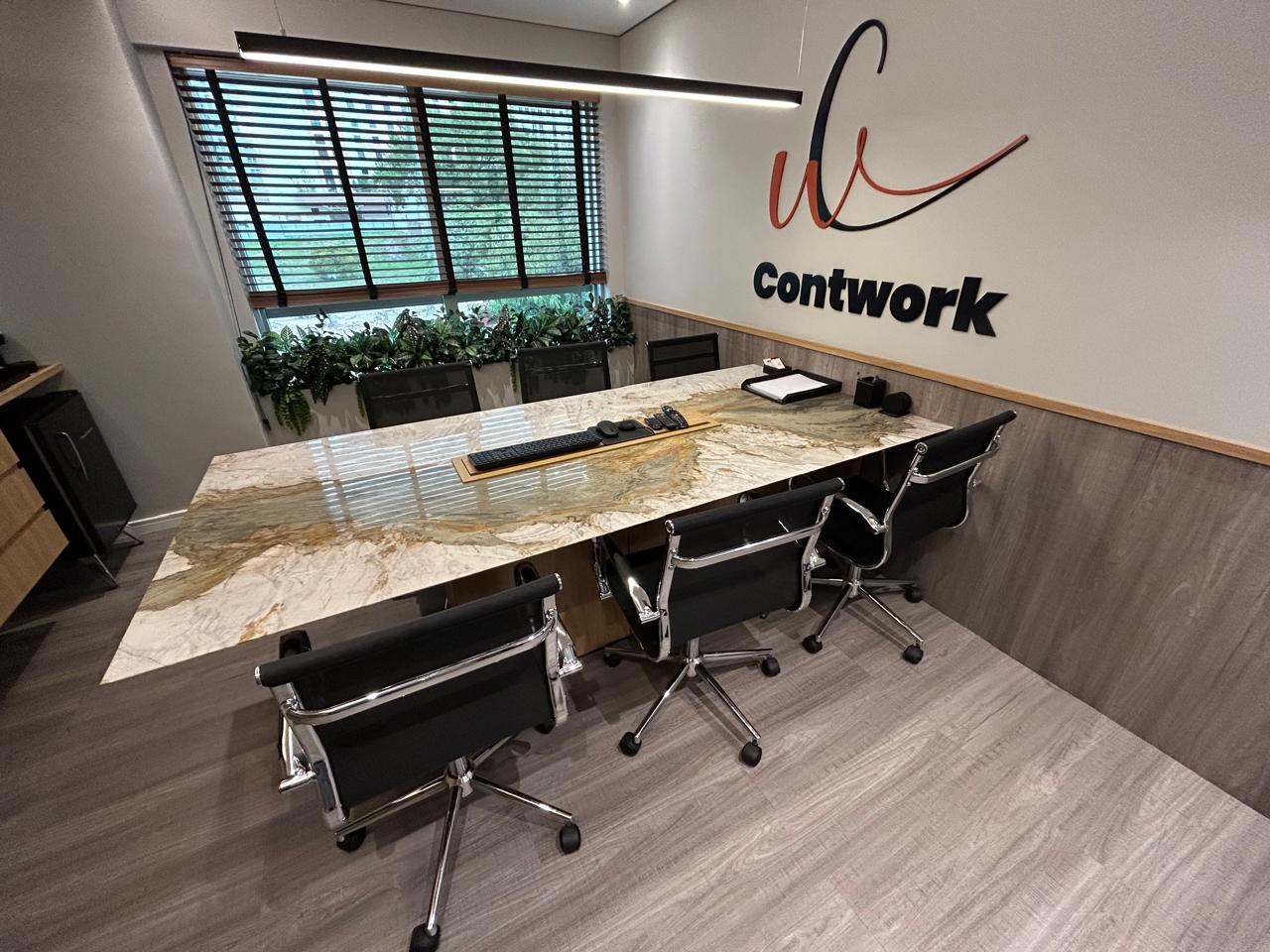 Sala de Reunião Contwork - Ambiente moderno e profissional